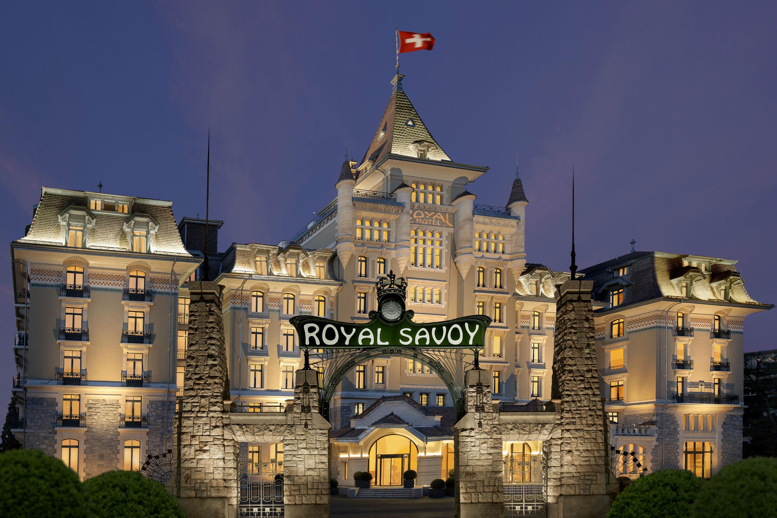 Royal Savoy Hotel & Spa Лозанна Экстерьер фото